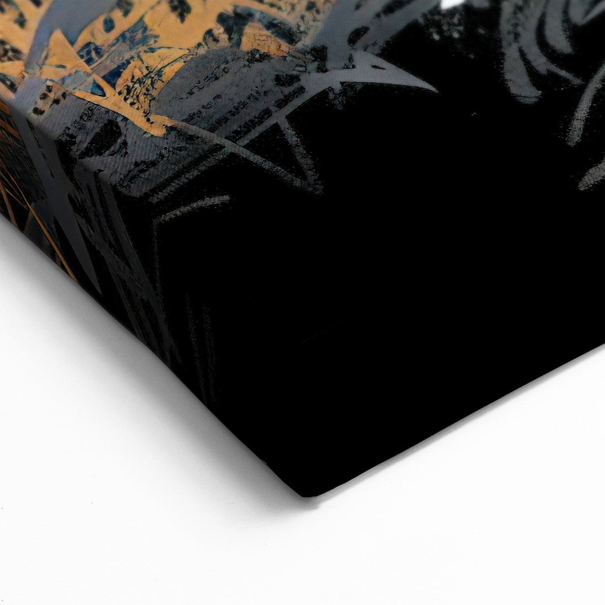 Night Zebra Wall Art - Elegant Safari Canvas Print