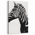 Elegant Black and White Zebra Wall Art - Classic Safari Animal Decor