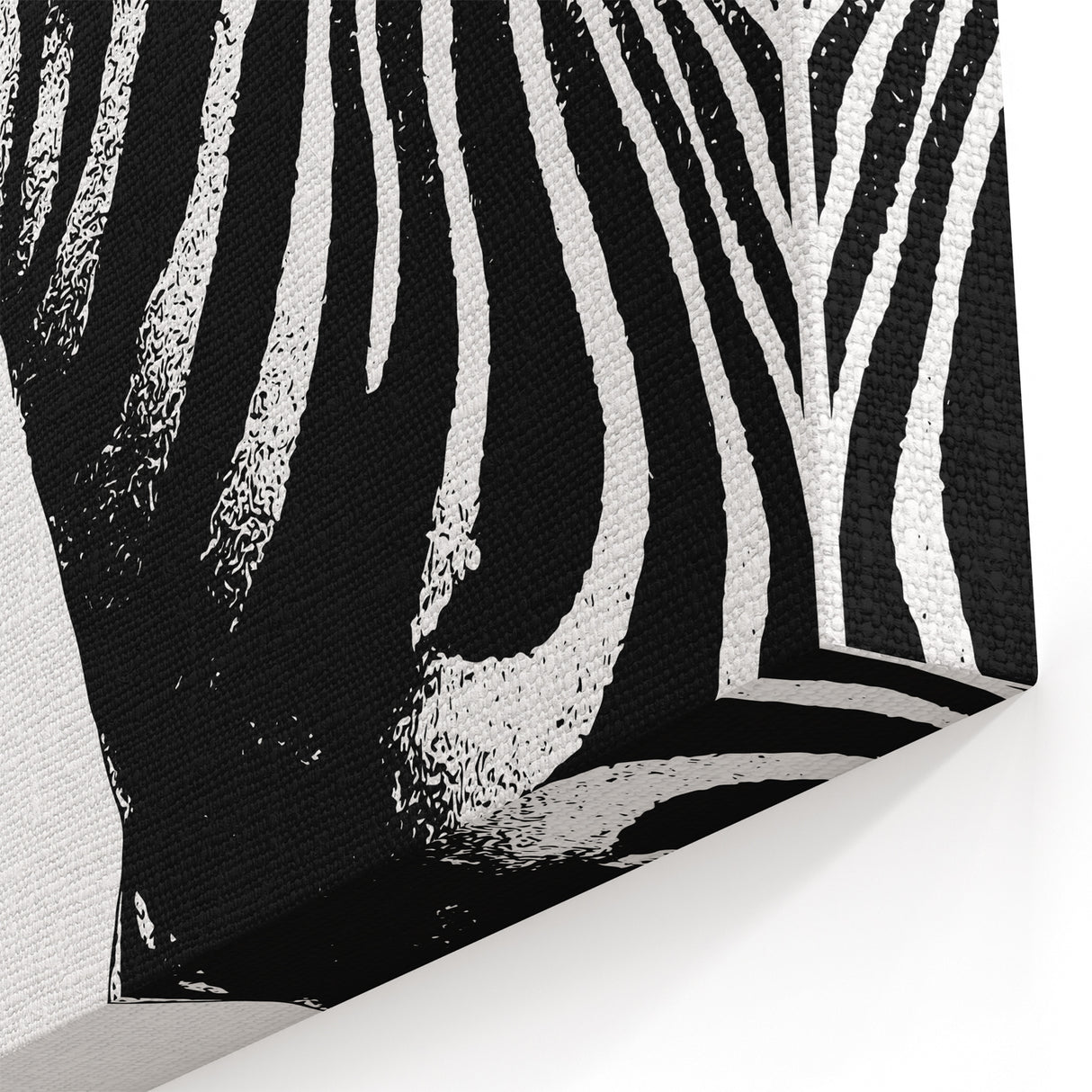 Elegant Black and White Zebra Wall Art - Classic Safari Animal Decor