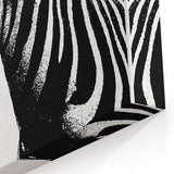 Elegant Black and White Zebra Wall Art - Classic Safari Animal Decor