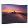 Serene Desert Sunrise - Elegant Desert Landscape Canvas Wall Art