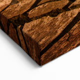 Golden Desert Cracks - Captivating Desert Landscape Canvas Wall Art