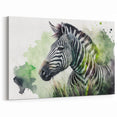 Majestic Zebra Wall Art - Safari Animal Canvas Print for Wildlife Decor