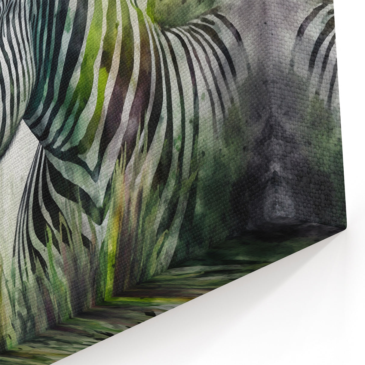 Majestic Zebra Wall Art - Safari Animal Canvas Print for Wildlife Decor