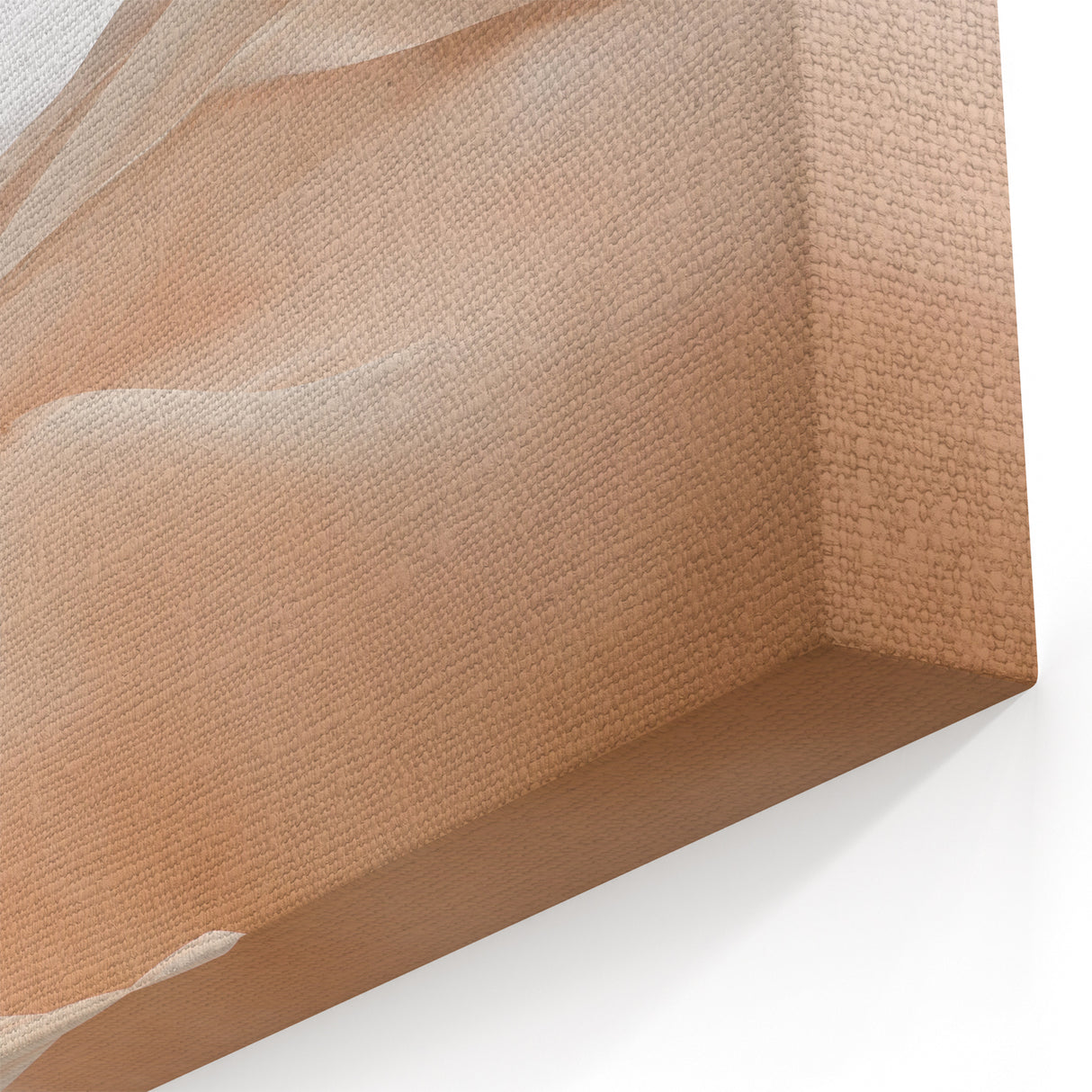 Minimalist Desert Dunes - Serene Sand Landscape Canvas Wall Art