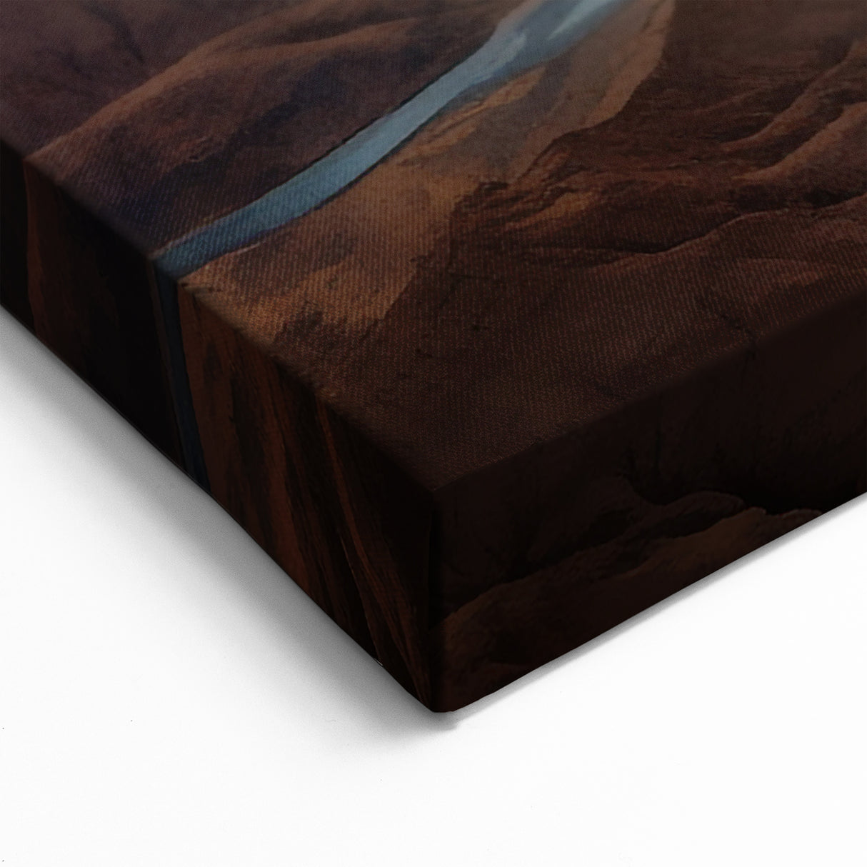 Vast Desert Landscape - Majestic Aerial View Canvas Wall Art
