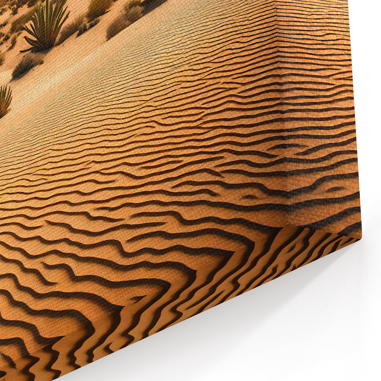 Majestic Cactus at Sunset - Stunning Desert Landscape Canvas Art