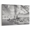 New Orleans Skyline Wall Art - Black & White Cityscape Photography Print