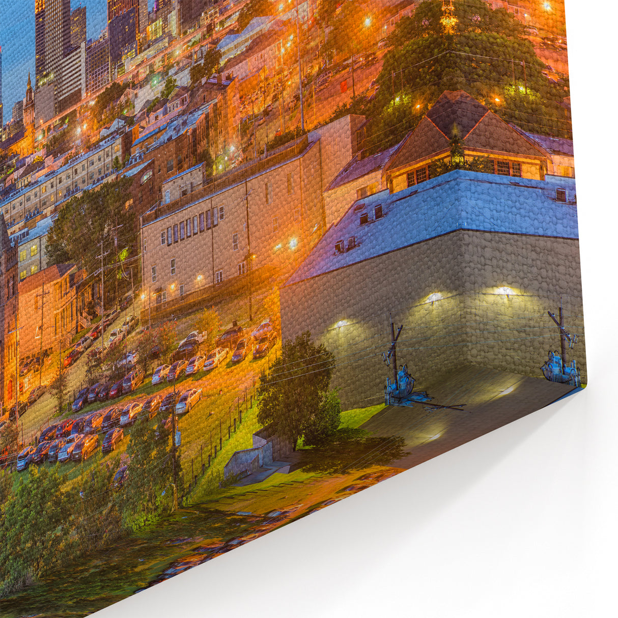 New Orleans Skyline Wall Art - Vibrant Evening Cityscape Photography Print