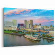 New Orleans Skyline Wall Art - Riverfront Steamboat Cityscape Print