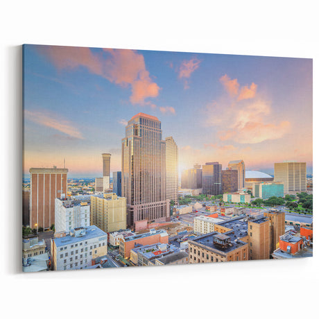 New Orleans Skyline Wall Art - Sunrise Cityscape Photography Print