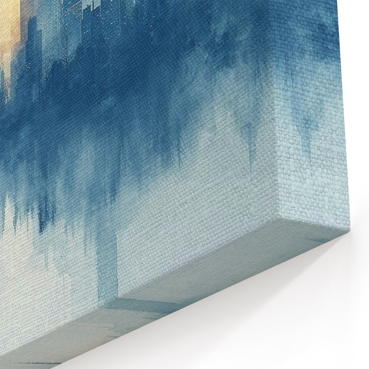 Mystical NYC Skyline Art - Foggy New York Cityscape Wall Art