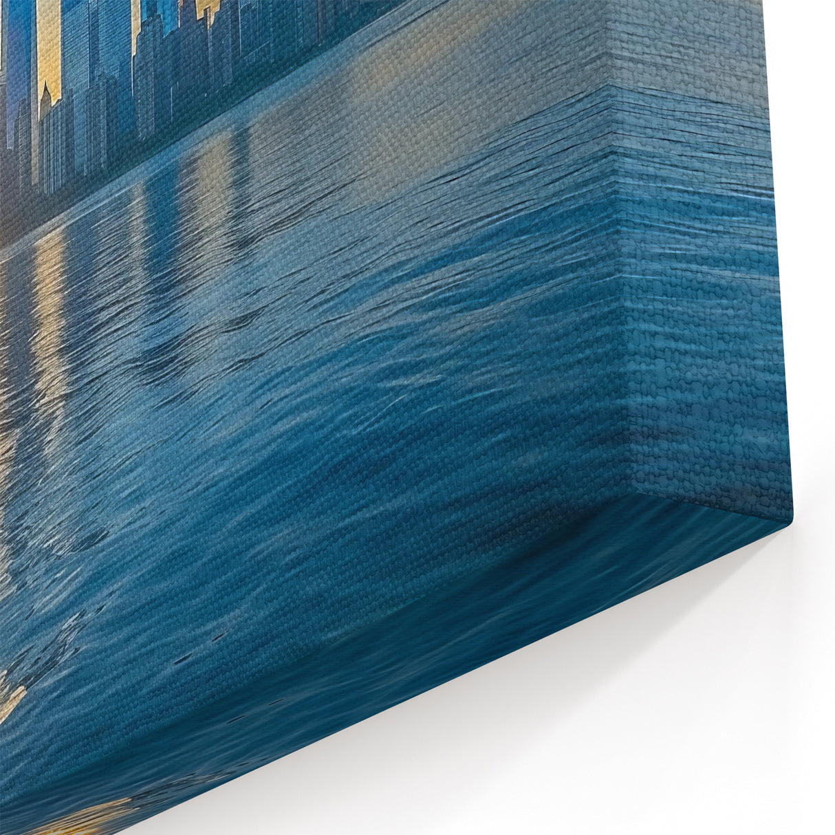 NYC Sunrise Art - Serene New York City Skyline at Dawn Wall Art