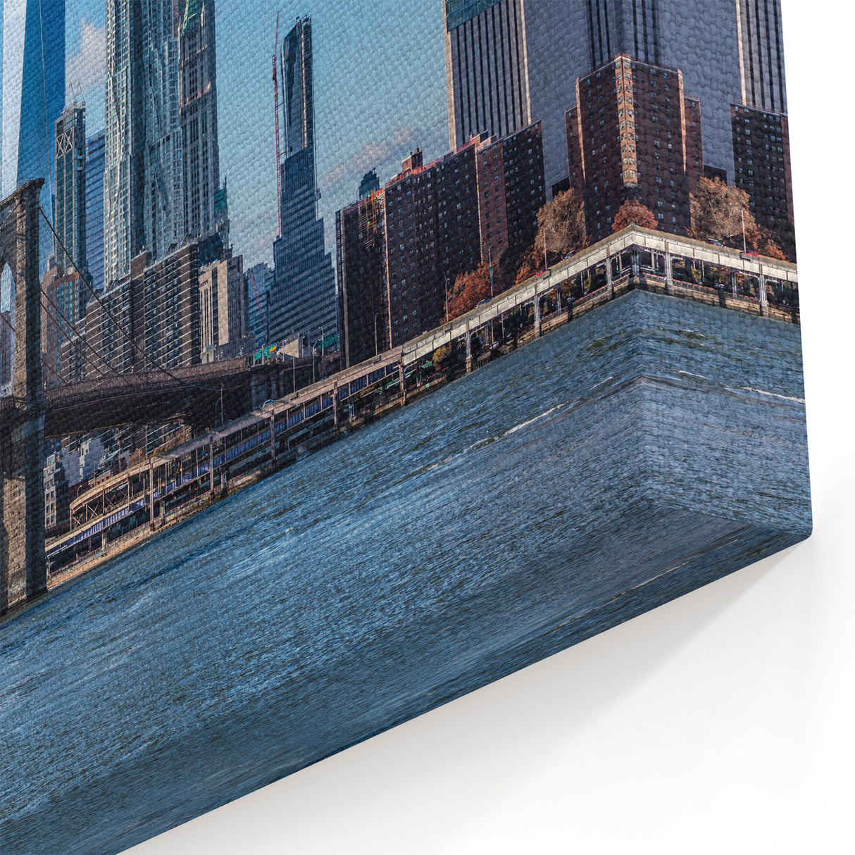 Brooklyn Bridge NYC Skyline - Modern Manhattan Wall Art
