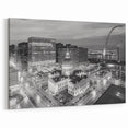 St. Louis Night Skyline Art - Illuminated Gateway Arch and Downtown