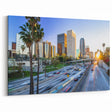 Los Angeles Morning Skyline - Modern Canvas Art & Framed Prints