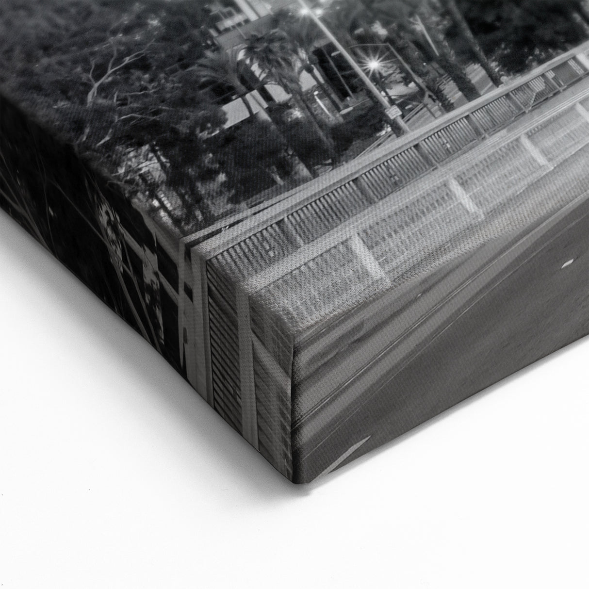 Los Angeles Black & White Skyline - Classic Canvas Art & Framed Prints