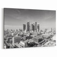 Los Angeles Downtown Skyline - Black & White Canvas Art & Prints