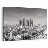 Los Angeles Downtown Skyline - Black & White Canvas Art & Prints
