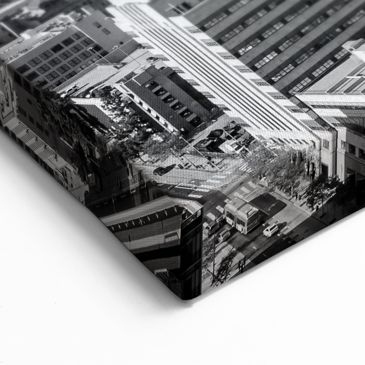 Los Angeles Downtown Skyline - Black & White Canvas Art & Prints
