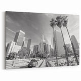 Los Angeles Black & White Cityscape - Modern Canvas Art & Prints