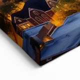 Vibrant City Skyline at Dusk - Modern Canvas Art & Framed Prints