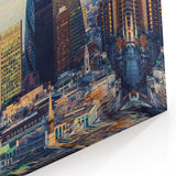 London Skyline Wall Art - Golden Hour Cityscape | London Canvas Art Prints