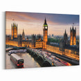 Big Ben at Dusk - London Skyline Wall Art | Framed Canvas Prints