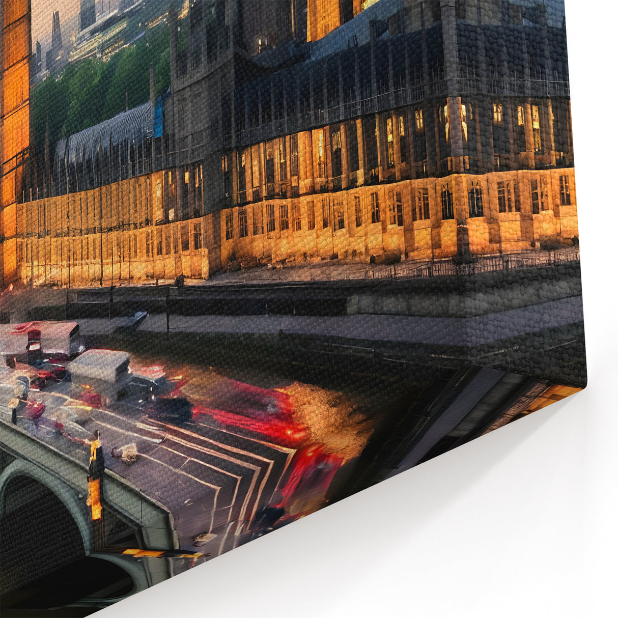 Big Ben at Dusk - London Skyline Wall Art | Framed Canvas Prints
