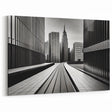 Modern London Architecture - Sleek Black & White Skyline Wall Art