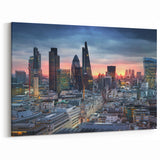 London Skyline at Sunset - Stunning Cityscape Art | Canvas Wall Decor