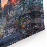 London Skyline at Sunset - Stunning Cityscape Art | Canvas Wall Decor