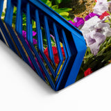 Vibrant Coastal Town Window Wall Art - Scenic Window Canvas Prints