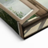 Serene Blossom Window Wall Art - Tranquil Window Canvas Prints