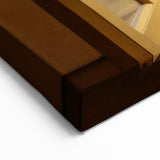 Golden Fields Window Wall Art - Peaceful Landscape Canvas Prints