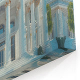 Classical Columns Wall Art - Majestic Architecture Canvas & Framed Print