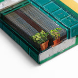 Colorful Urban Windows Wall Art - Vibrant Architectural Canvas Prints