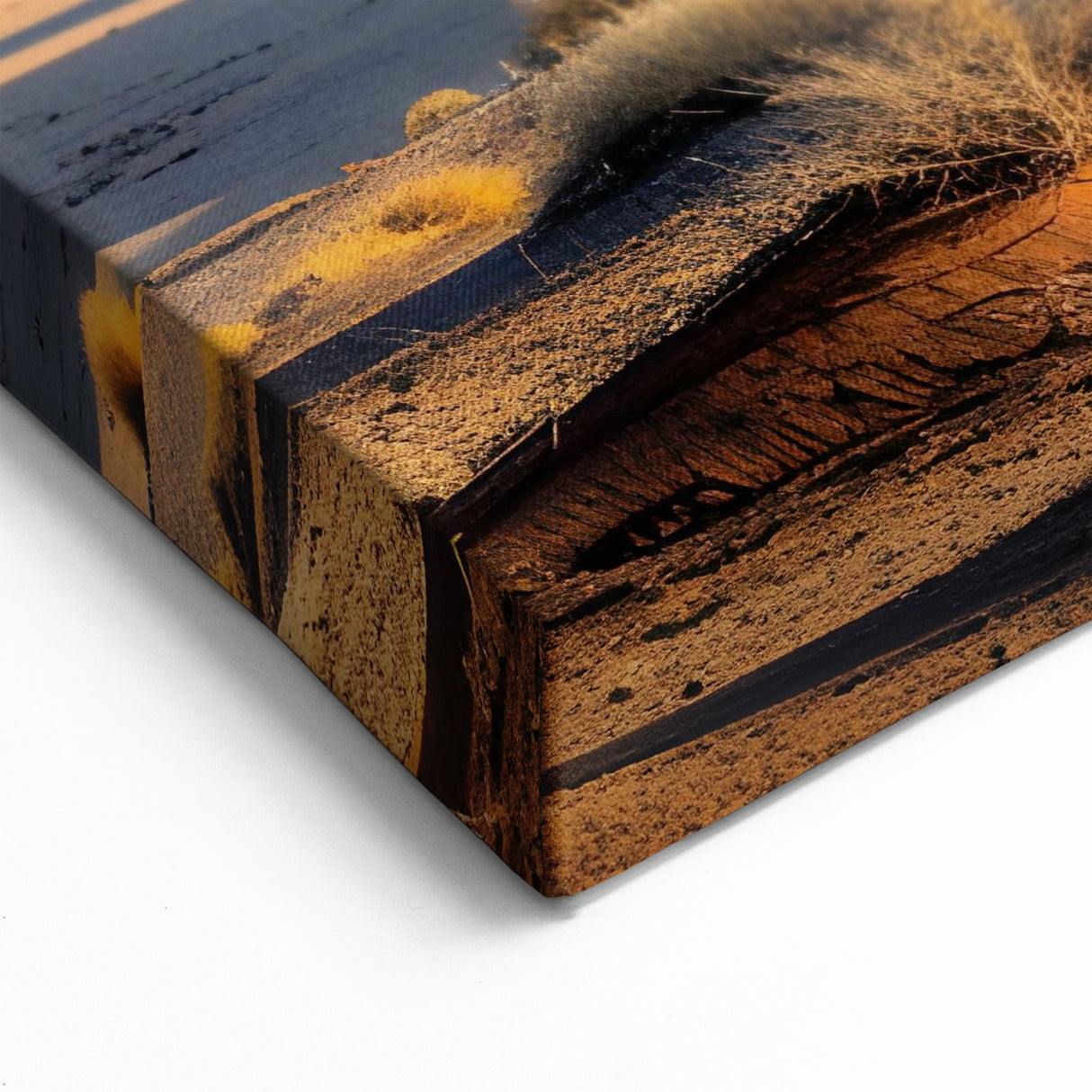 Vibrant Desert Dune Wall Art - Stunning Red Sand Dunes Under Blue Sky