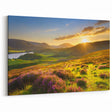 Fields Panorama Wall Decor - Golden Sunset Over Rolling Hills