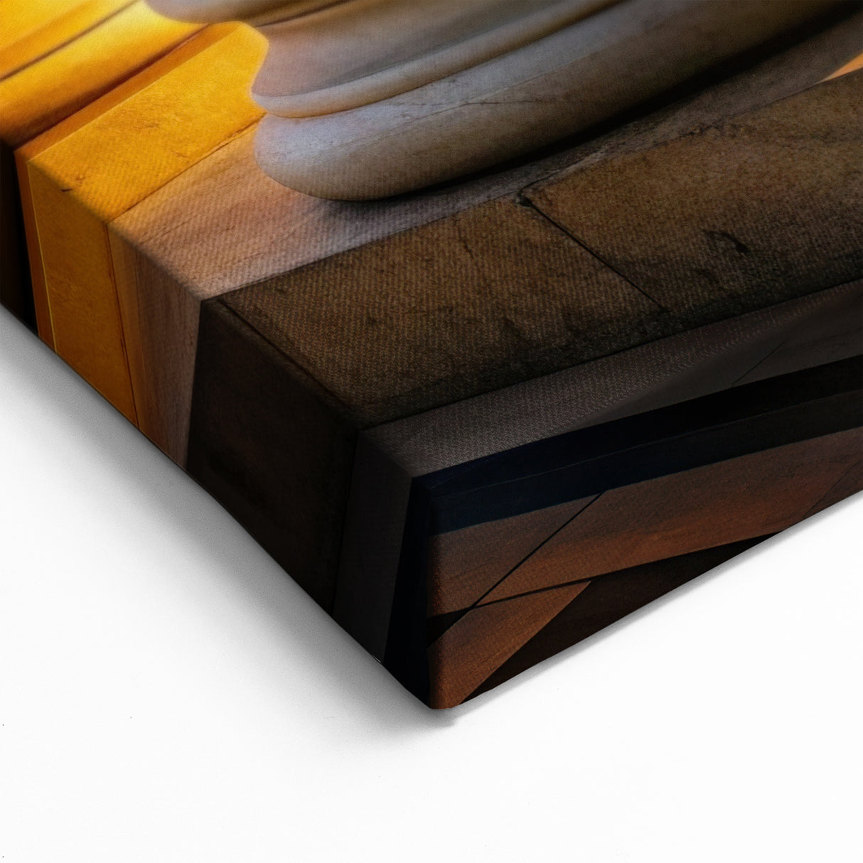 Golden Columns Wall Art - Classical Architecture Canvas & Framed Print