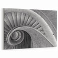Elegant Spiral Staircase Wall Art | Architectural Photography Print