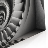 Classic Spiral Staircase Wall Art - Intricate Architectural Print