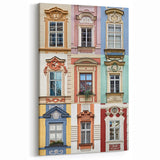 Elegant Ornate Windows Wall Art - Classic Architecture Canvas Prints