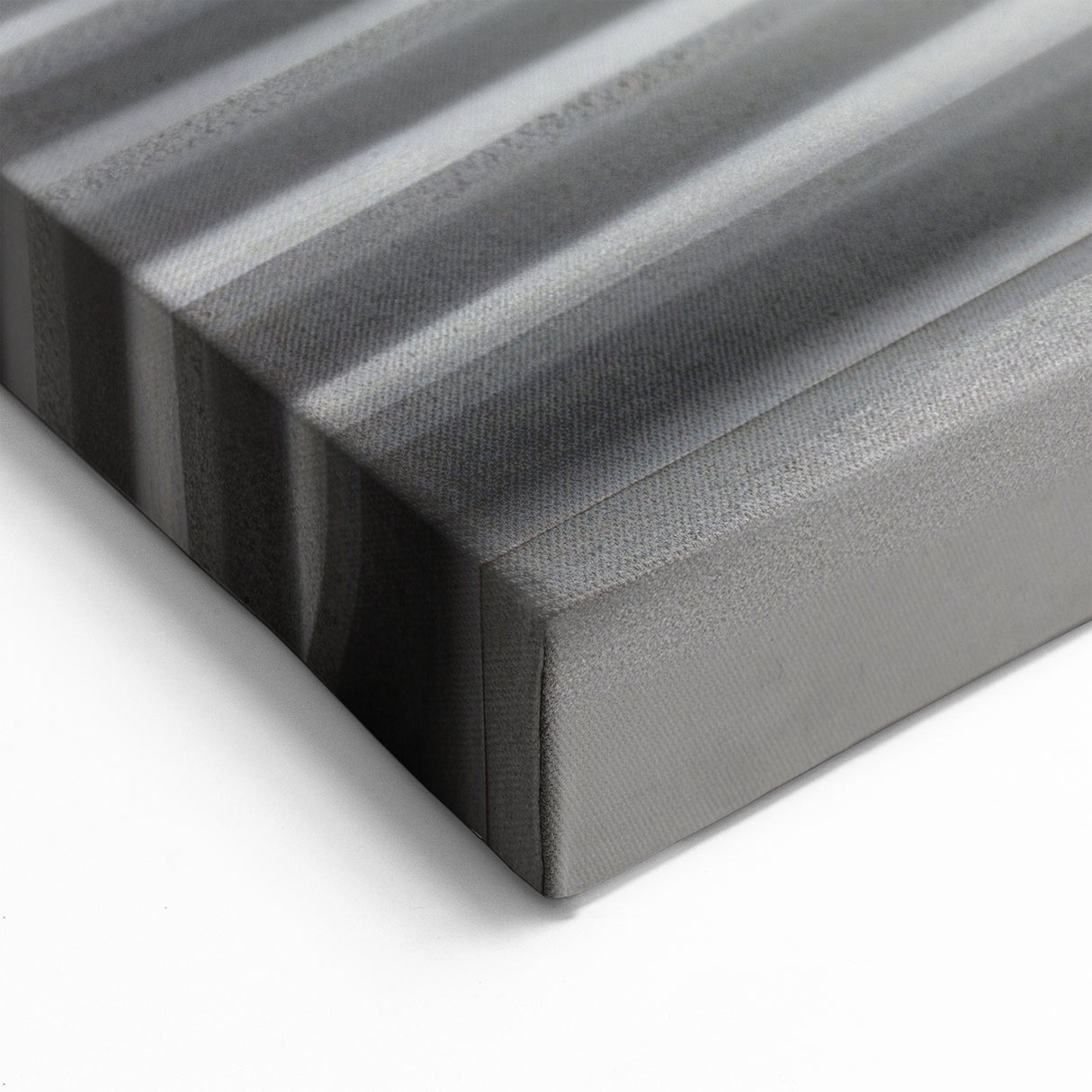 Minimalist White Staircase Wall Art - Contemporary Architectural Print