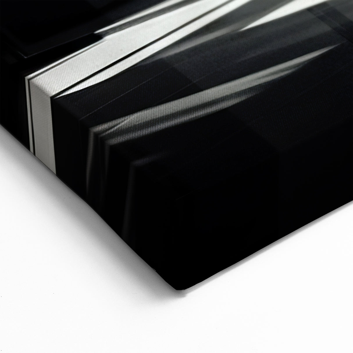 Sleek Glass Staircase Wall Art - Modern Architectural Design Print