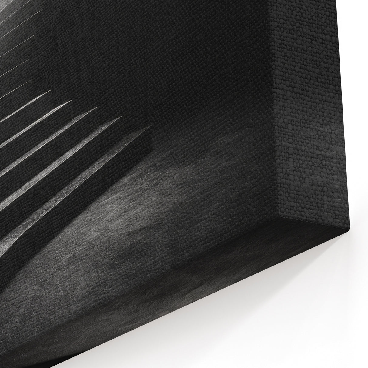 Moody Minimalist Staircase Wall Art - Dramatic Architectural Print