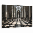 Classical Columns and Arches Art - Black and White Architecture Wall Decor