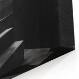 Minimalist Dark Staircase Wall Art - Bold Architectural Design Print