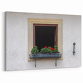 Minimalist Floral Window Wall Art - Simple Charm Canvas Prints