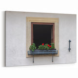 Minimalist Floral Window Wall Art - Simple Charm Canvas Prints
